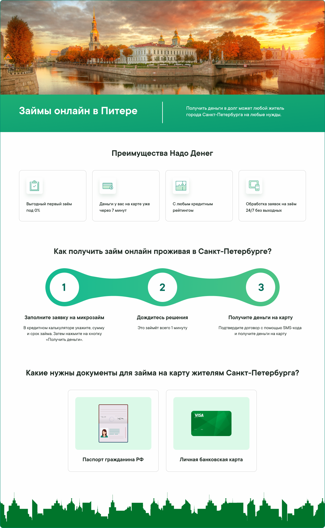 Инструкция как взять микрозайм в СПб
